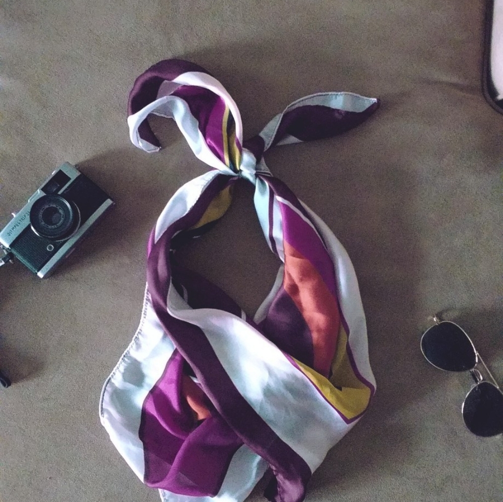 Vibrant Satin scarf